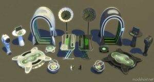 Sims 4 Object Mod: Alien Desk To Match ALL The Alien Things (Image #2)