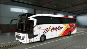 ETS2 Mercedes-Benz Mod: Mercedes Benz Travego 16 SHD Euro 6 Konfor Turizm Skinpack V2 (Image #2)