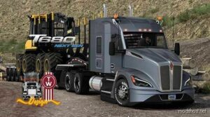 ATS Kenworth Truck Mod: T680 Next GEN Lite 1.49 (Featured)