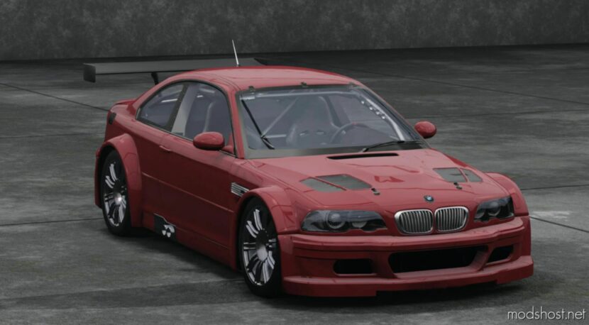 BeamNG BMW Car Mod: M3 GTR E46 V2.1 0.30 (Featured)