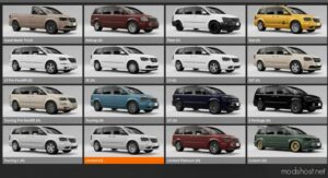 BeamNG Chrysler Car Mod: Town And Country 2011-2016 0.30 (Image #3)