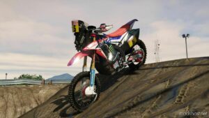 GTA 5 Honda Vehicle Mod: CRF 450R Dakar (Image #3)