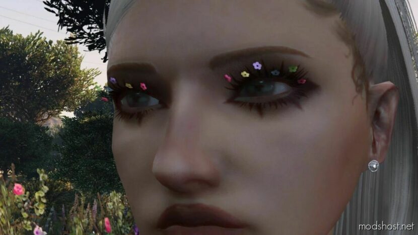 GTA 5 Player Mod: Flora Lashes For MP Female (Featured)