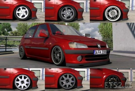 ETS2 Peugeot Car Mod: 106 GTİ 1.48 (Featured)