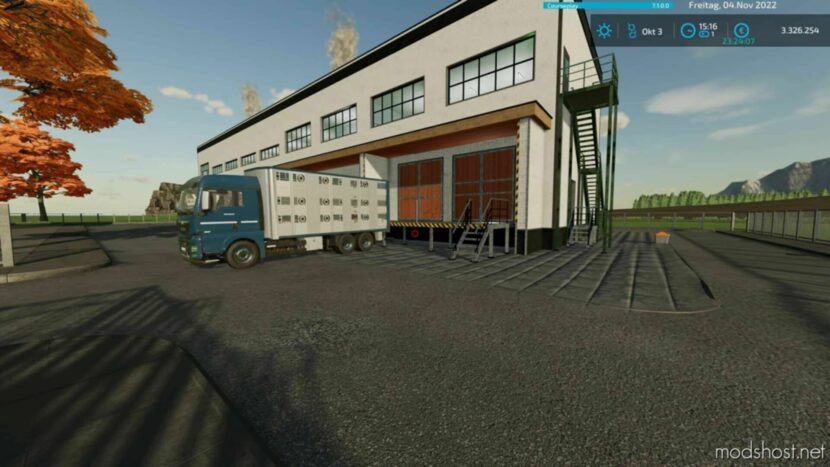 FS22 Placeable Mod: Slaughterhouse And Canteen V1.1 (Featured)