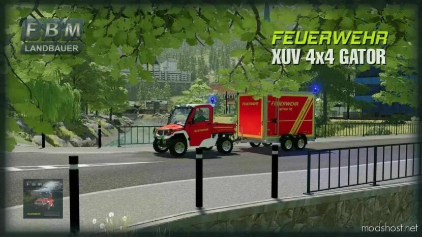 FS22 Vehicle Mod: Fire Department XUV 4×4 (Featured)