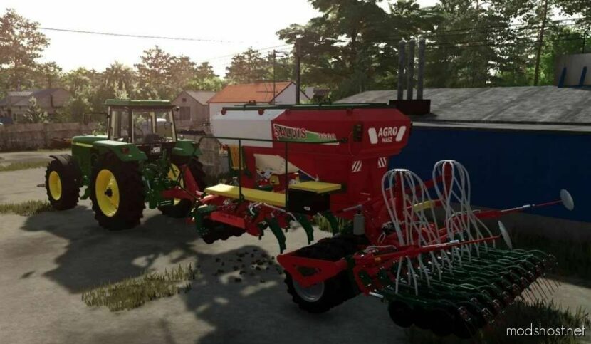 FS22 AGRO-MASZ Seeder Mod: 3800 (Featured)