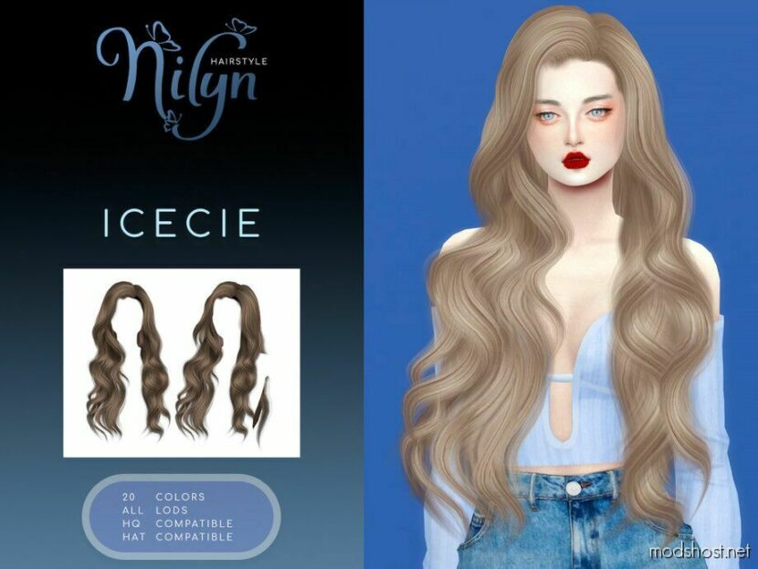 Sims 4 Female Mod: Icecie Hair (Featured)