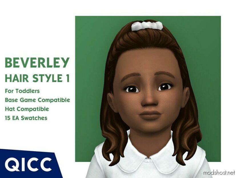 Sims 4 Kid Mod: Beverley Hair (Featured)