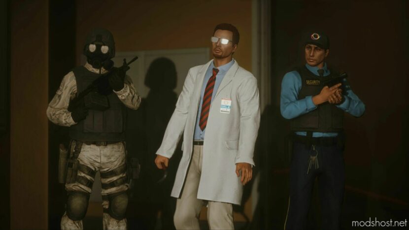 GTA 5 Player Mod: THE Humane Labs Hazardous Environments Pack EUP (Featured)