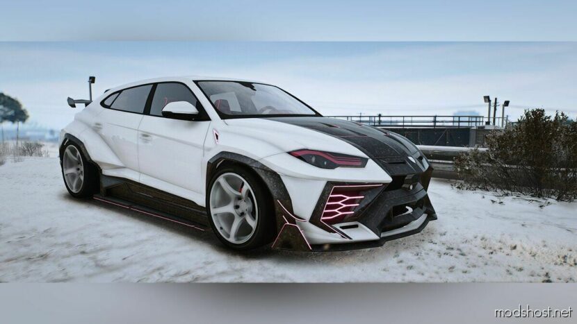 GTA 5 Lamborghini Vehicle Mod: Urus Mansory WB (Featured)