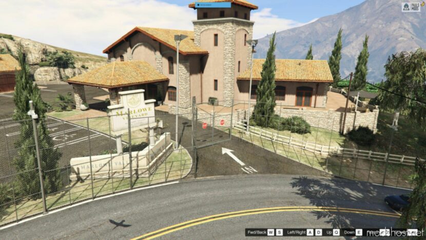 GTA 5 Mod: Vineyard Mansion Fence Ymap (Featured)