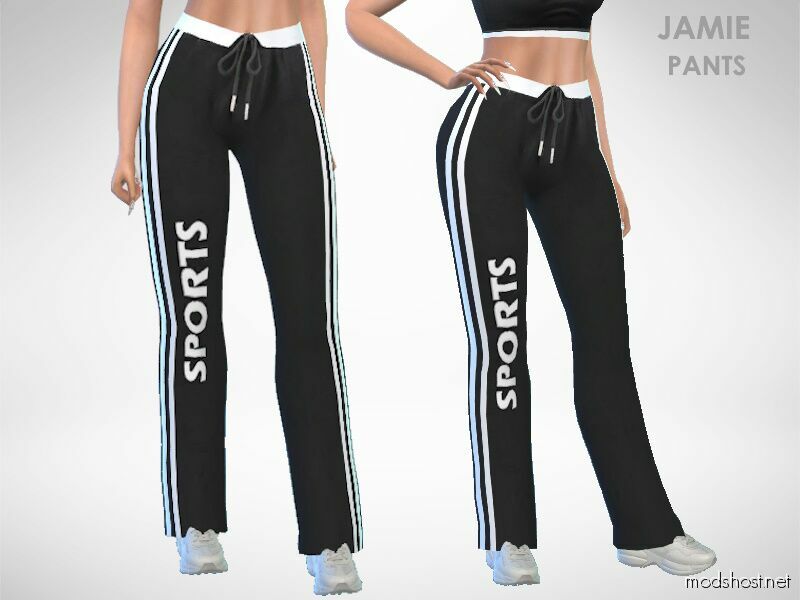 Sims 4 Bottoms Clothes Mod: Jamie Pants (Featured)