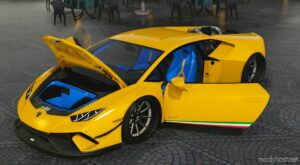 GTA 5 Lamborghini Vehicle Mod: Hurracan 2JZ Twin Turbo (Image #3)