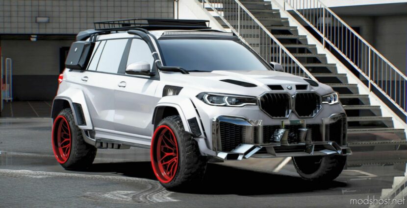 GTA 5 BMW Vehicle Mod: X7 4×4 Widebody Custom (Featured)