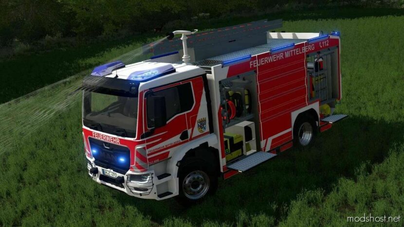 FS22 MAN Vehicle Mod: Ziegler TLF4000 MAN TGM TG3 V1.1 (Featured)