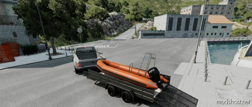 BeamNG Mod: Rescue Boat WIP Beta 0.30 (Featured)