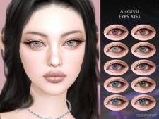 Sims 4 Female Mod: Eyes A153 (Featured)