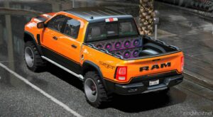 GTA 5 Dodge Vehicle Mod: RAM TRX Tora Edition (Image #2)