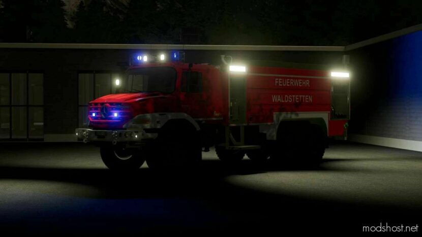 FS22 Mercedes-Benz Vehicle Mod: Ziegler Mercedes Zetros Gtlf V1.1.0.1 (Featured)