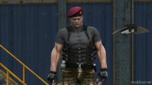 GTA 5 Player Mod: Jack Krauser – Resident Evil 4 HD Version with Classic Outfit – Add-On PED Replace (Image #3)