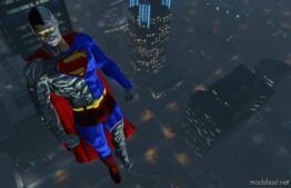 GTA 5 Player Mod: Cyborg Superman Deluxe Addon PED (Image #2)