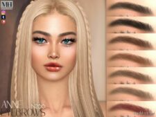 Sims 4 Eyebrows Hair Mod: Anne Eyebrows N266 (Featured)