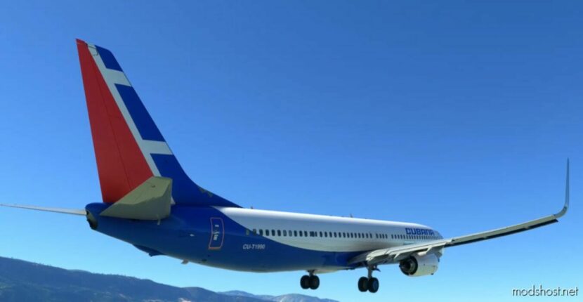 MSFS 2020 Livery Mod: 737-900ER PMDG "CUBANA". (Featured)