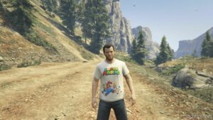 GTA 5 Player Mod: Super Mario Clothing Re-Texture Pack V1.0.1 (Image #5)