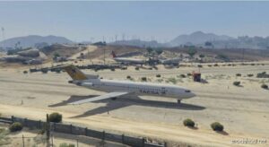 GTA 5 Paint Mod: Boeing 727-200 Mexican Liveries (23) Texture MOD (Mexico Retro 90’s) V Final (Featured)