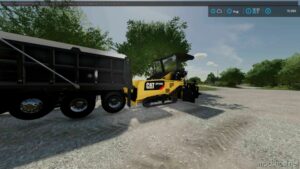 FS22 Caterpillar Forklift Mod: CAT AP1055F Paver FIX V1.0.0.2 (Featured)