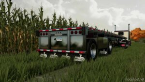 FS22 Mod: Benson 48FT Flatbed Trailer Autoload V1.0.0.9 (Image #2)