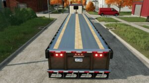 FS22 Mod: Benson 48FT Flatbed Trailer Autoload V1.0.0.9 (Image #4)