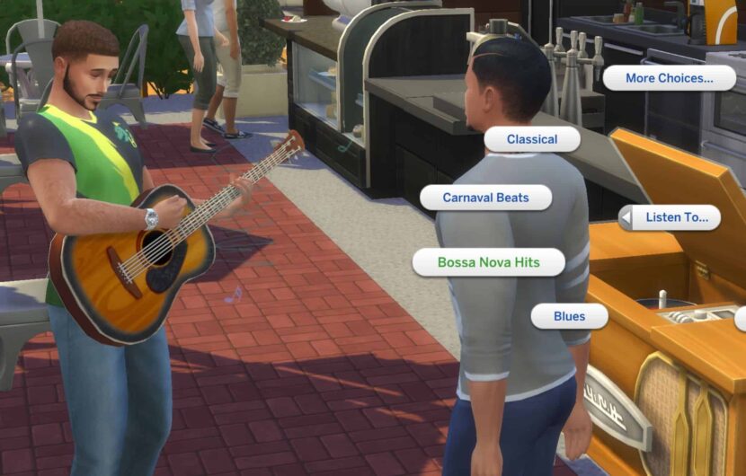 Sims 4 Mod: Bossa Nova Hits Custom Music Channel (Featured)