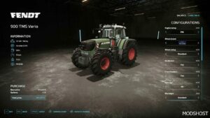 FS22 Fendt Tractor Mod: 900 TMS Vario G2 V1.1 (Image #2)