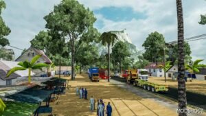 ETS2 Mod: Map Sumsel X Map MII V0.1 1.40-1.48 (Featured)