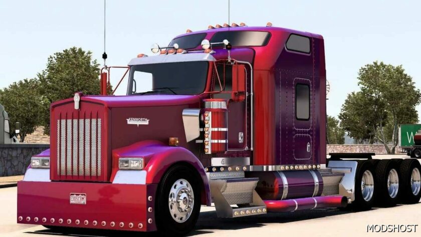 ATS Kenworth Truck Mod: Rezworth W900 Custom V1.1 1.48.5 (Featured)