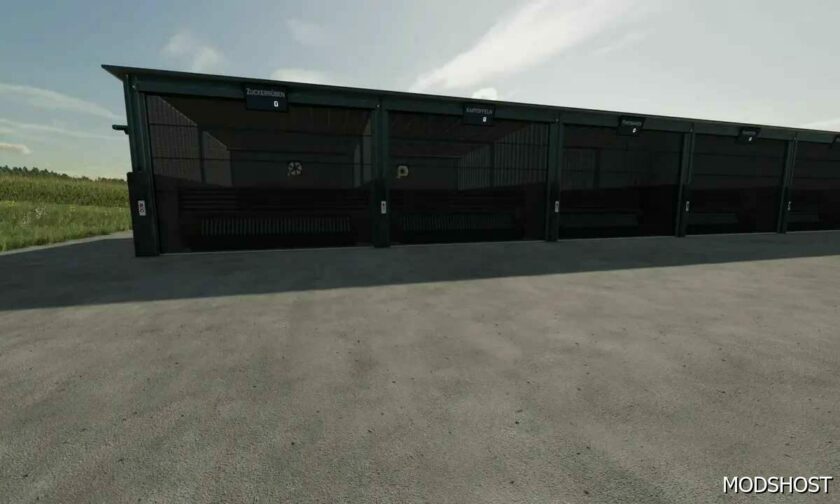 FS22 Placeable Mod: Bulk Goods Hall V1.0.3 (Featured)