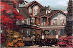 Sims 4 House Mod: Golden October (Featured)