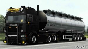 ETS2 Mod: Vanhool Chemical Cistern Trailer (Image #2)