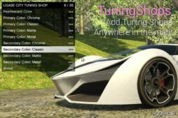 GTA 5 Script Mod: Tuningshops: Customizable Vehicle Shops, Anywhere YOU Want V1.1 (Image #2)