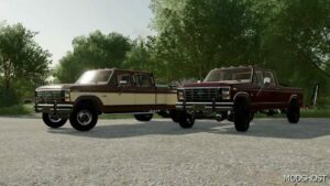 FS22 Ford Car Mod: 1986 Ford F350 Cold Start (Edited) (Image #2)