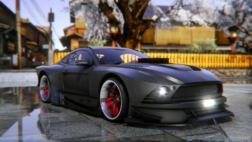 GTA 5 Ford Vehicle Mod: Mustang Widebody Boss Edition (Featured)