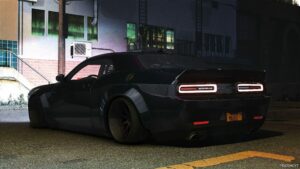 GTA 5 Dodge Vehicle Mod: Challenger Widebody Hellcat (Image #2)