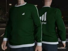 GTA 5 Player Mod: Recolored Sweater | Textures | Fake Brand | for MP Male (Image #2)