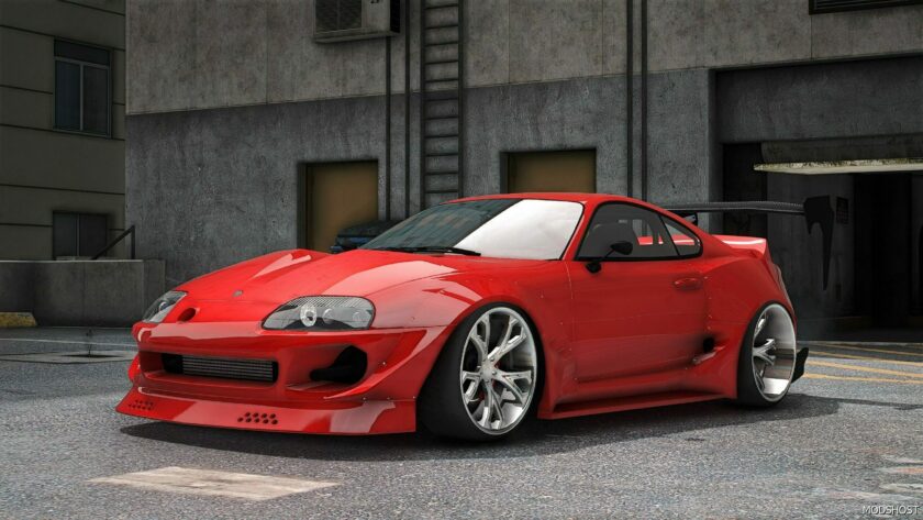 GTA 5 Toyota Vehicle Mod: Supra MK4 Widebody Edition (Featured)