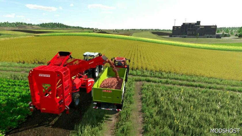 FS22 GRIMME Combine Mod: Rootster 604 Edited (Featured)