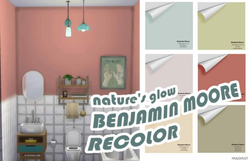 Sims 4 Object Mod: Nature’s Glow Benjamin Moore Recolors (Featured)