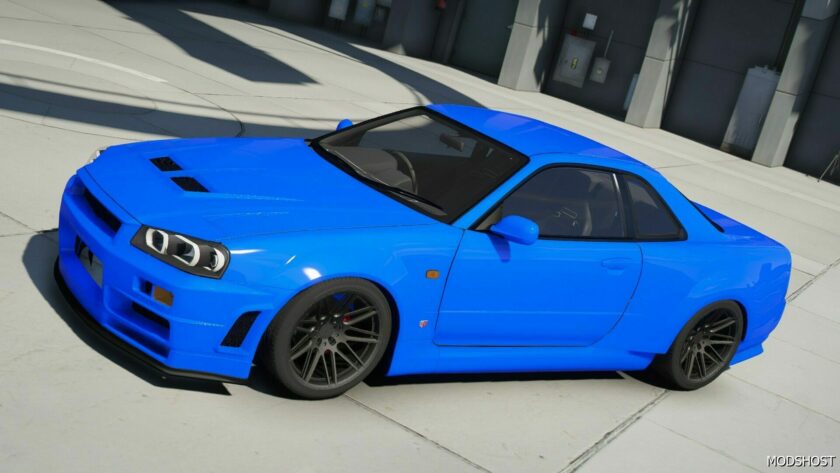 GTA 5 Nissan Vehicle Mod: Skyline GT-R R34 Ultra (Featured)