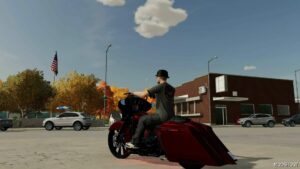 FS22 Vehicle Mod: Harley Streetglide (Image #3)